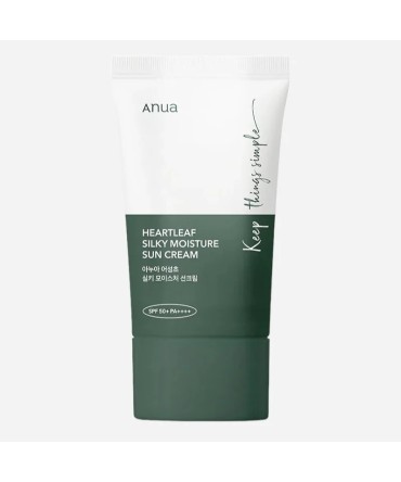 Anua Αντηλιακό Προσώπου Heartleaf Silky Moisture Sun Cream SPF50+ PA++++ 50ml