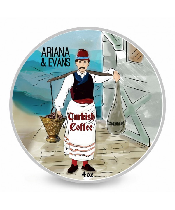 Ariana & Evans Σαπούνι Ξυρίσματος Turkish Coffee 118ml