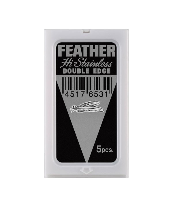 Feather Platinum Coated Λεπίδες Ξυρίσματος (5τμχ)