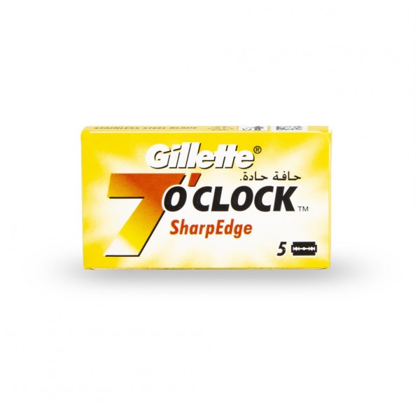 Gillette 7 O Clock Sharp Edge Λεπίδες Ξυρίσματος (5τμχ)