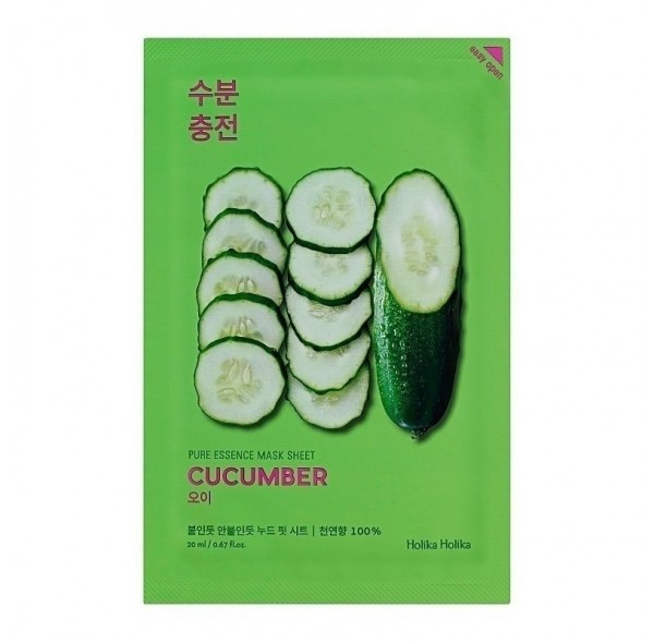 Holika Holika Pure Essence Mask Sheet - Cucumber 20ml