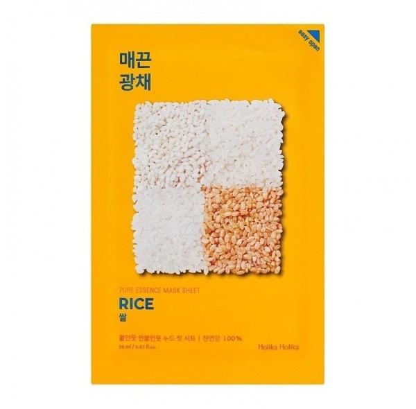 Holika Holika Pure Essence Mask Sheet - Rice 20ml