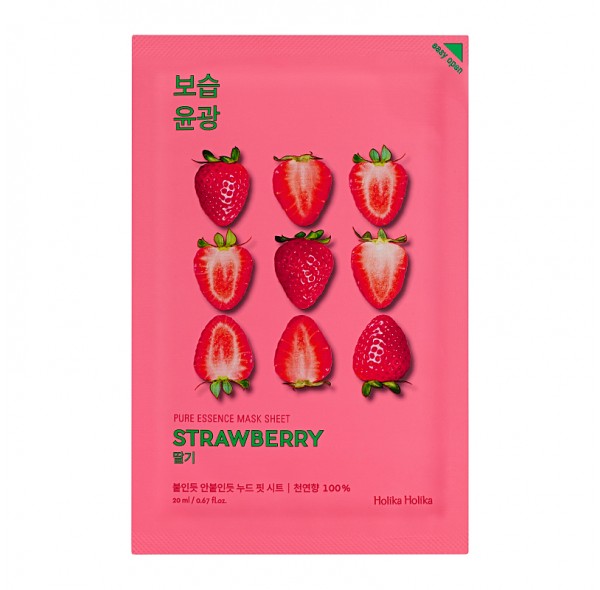 Holika Holika Pure Essence Mask Sheet - Strawberry 20ml
