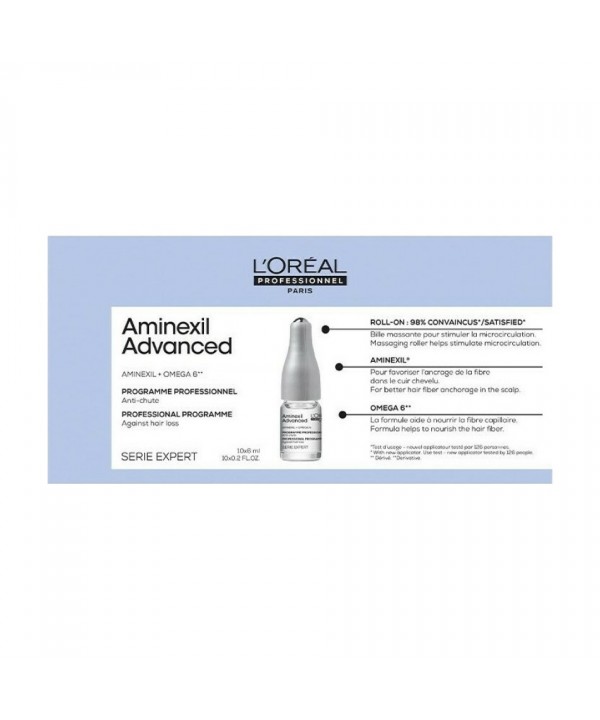 L'Oréal Professionnel Aminexil Advanced Αμπούλες Τριχόπτωσης 10X6ml