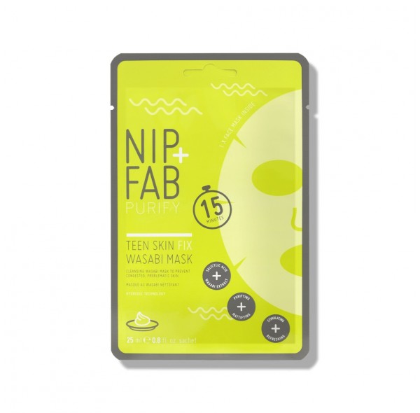 Nip+Fab Teen Skin Fix Wasabi Sheet Mask 25ml
