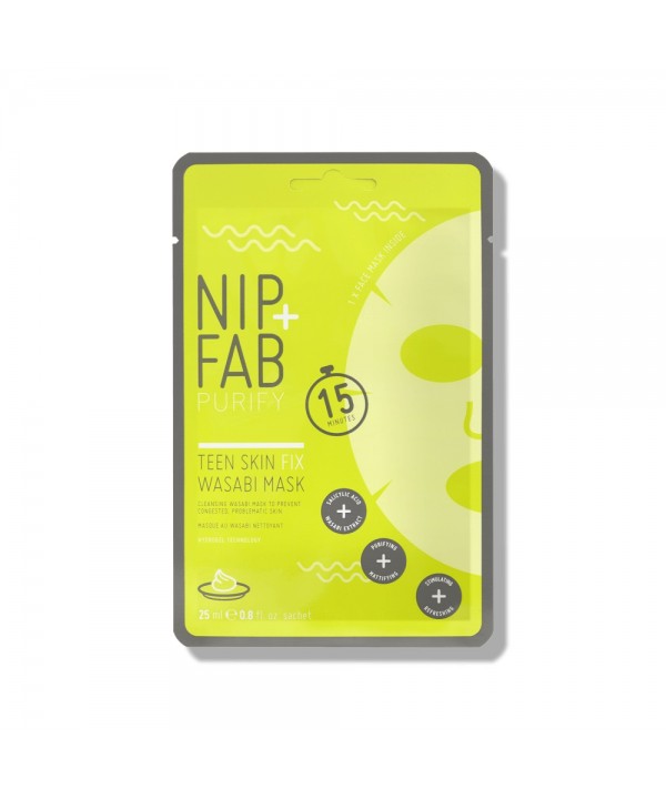 Nip+Fab Teen Skin Fix Wasabi Sheet Mask 25ml