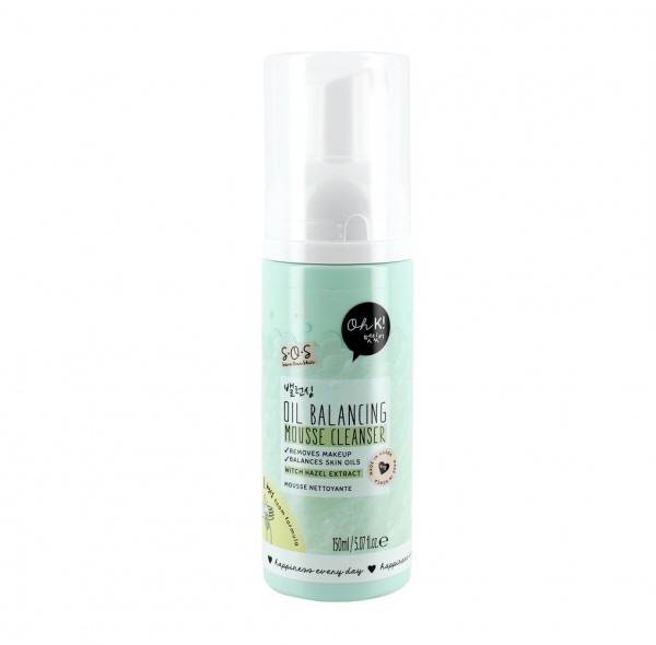Oh K! SOS Oil Balancing Mousse Cleanser 150ml