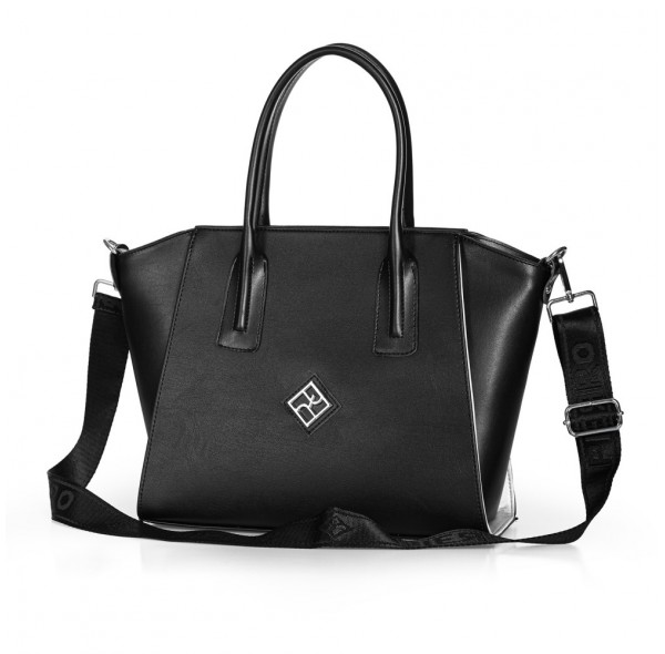 Pierro Pandora Strap Τσάντα Ώμου Μαύρη