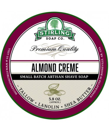 Stirling Company Σαπούνι Ξυρίσματος Almond Creme 170ml