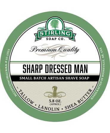 Stirling Company Σαπούνι Ξυρίσματος Sharp Dressed Man 170ml
